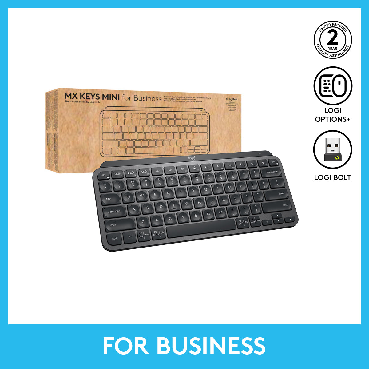 MX KEYS Mini for Business 智能無線鍵盤 (美式英文)