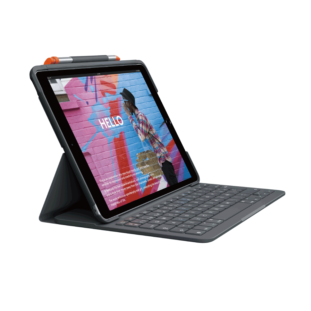 Slim Folio 藍牙鍵盤保護殼 (iPad 第 7、8、9代用)